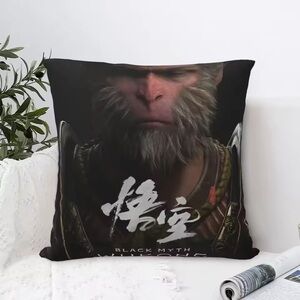 Black Myth Wukong Decorative Pillow